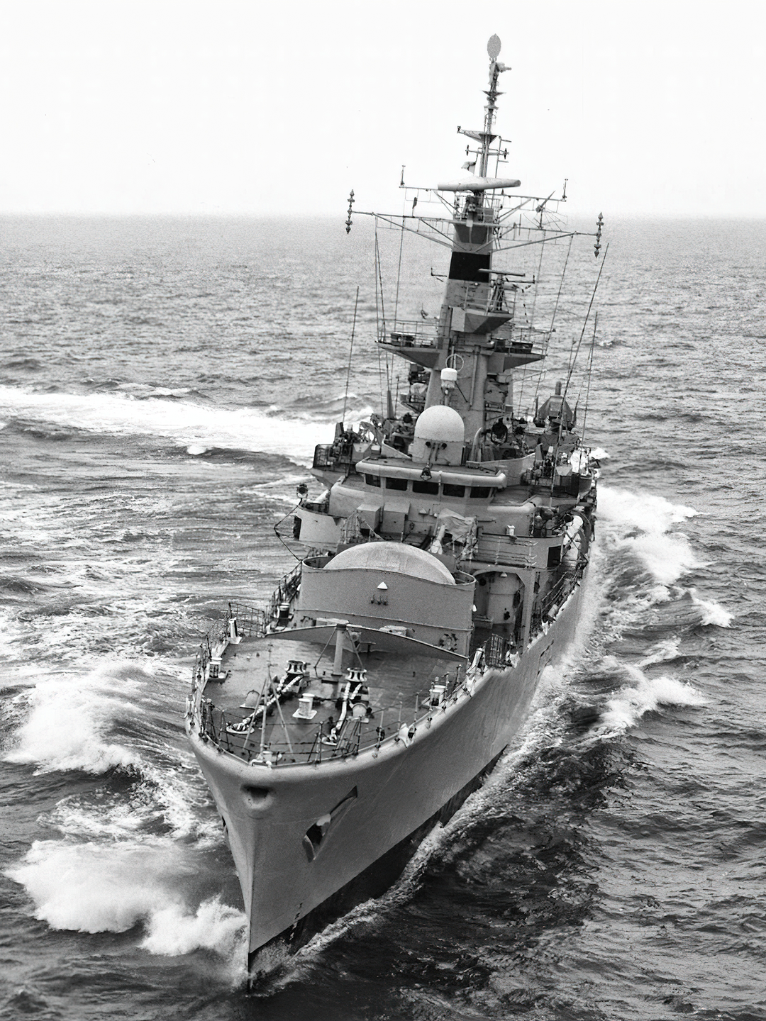 HMS Naiad F39 Leander Class Frigate Bow View Photo Print - Posters, Prints, & Visual Artwork - by Hampshire Prints (image 1 of 9)