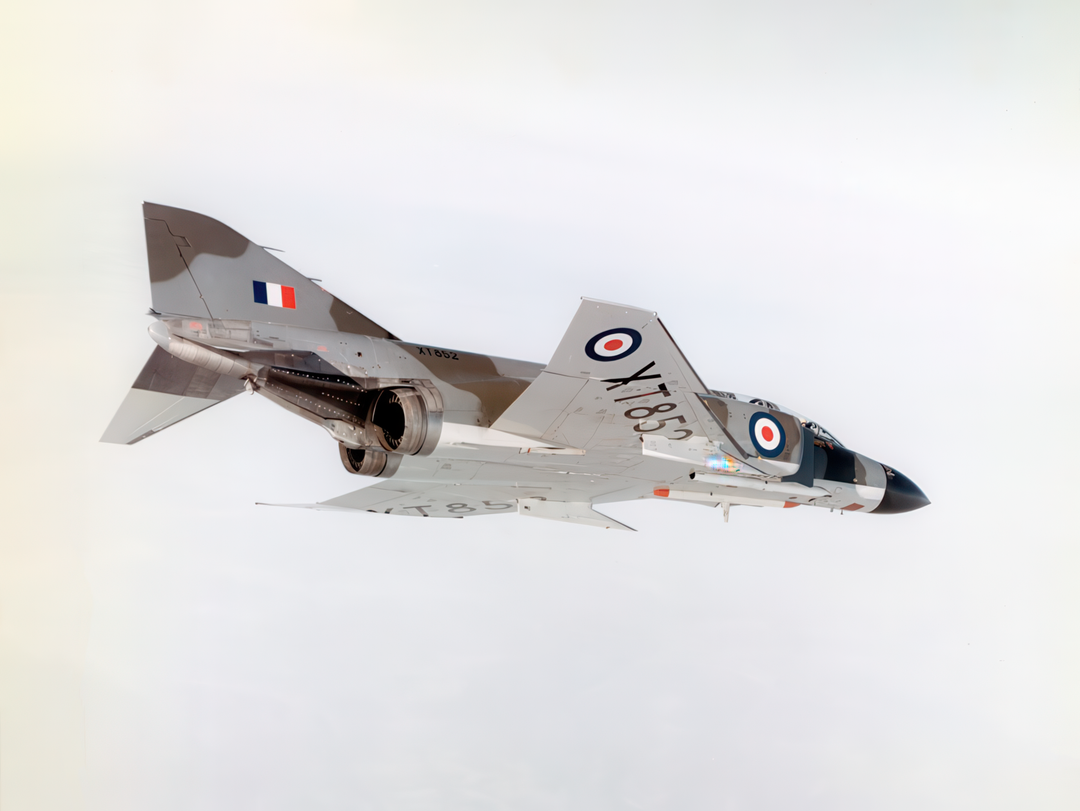 McDonnell F-4K Phantom in flight Photo Print - Royal Navy Aircraft Posters, Prints, & Visual Artwork Hampshire Prints 6 x 4 No Frame No