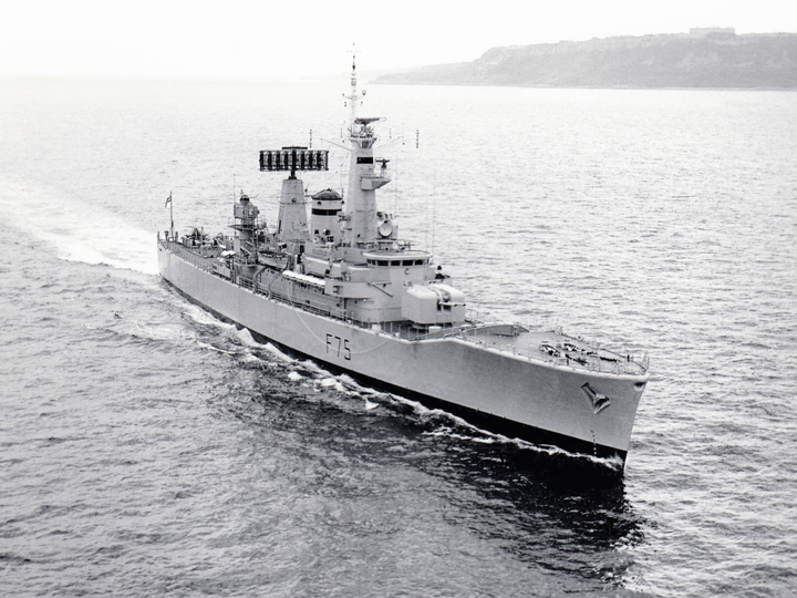 HMS Charybdis (F75) Royal Navy Leander Class Frigate High Starboard Bow View Photo Print Wall Art Decor Posters, Prints, & Visual Artwork Hampshire Prints 6 x 4 No Frame No
