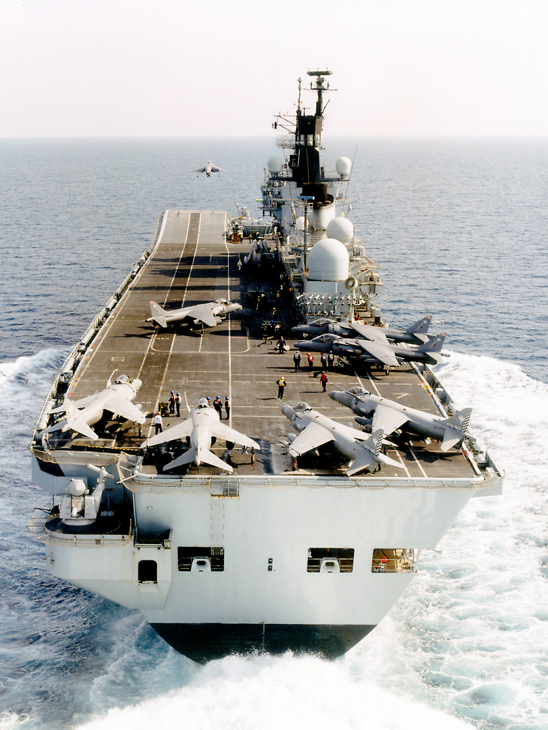 HMS Illustrious (R06) Royal Navy Invincible Class Aircraft Carrier Stern View Photo Print Wall Art Decor - Posters, Prints, & Visual Artwork - by Hampshire Prints (image 1 of 9)