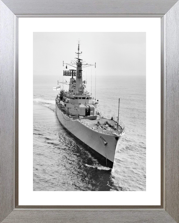 HMS Euryalus (F15) Royal Navy Leander Class Frigate Starboard Bow View Photo Print Wall Art Decor - Posters, Prints, & Visual Artwork - by Hampshire Prints (image 6 of 9)