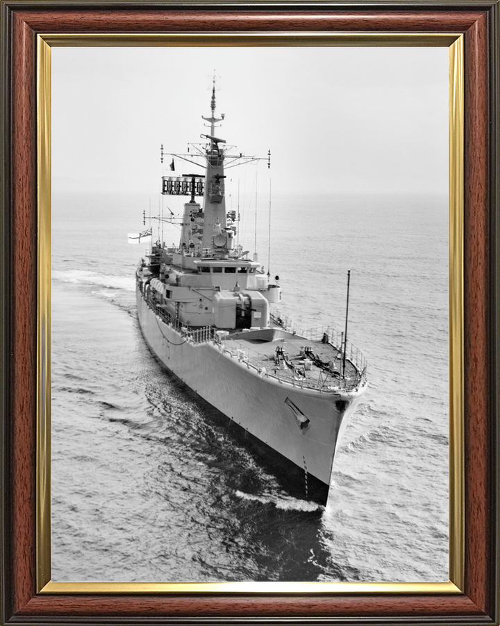 HMS Euryalus (F15) Royal Navy Leander Class Frigate Starboard Bow View Photo Print Wall Art Decor - Posters, Prints, & Visual Artwork - by Hampshire Prints (image 9 of 9)
