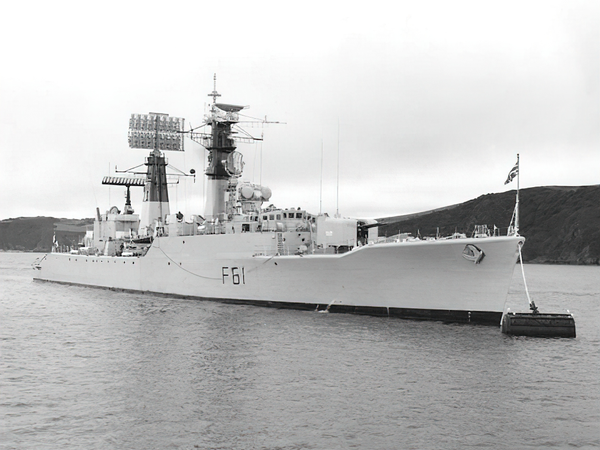 HMS Llandaff F61 Salisbury Class Frigate