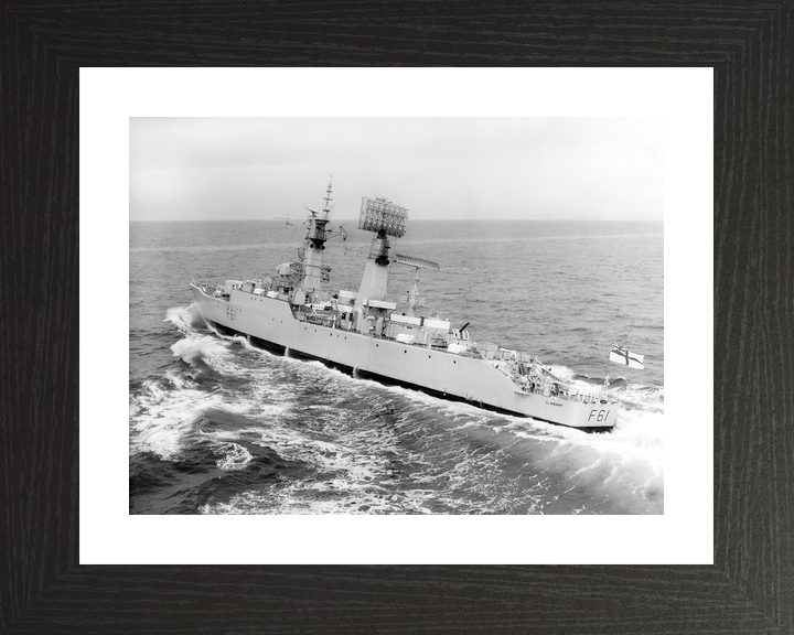 HMS Llandaff F61 Salisbury Class Frigate Underway Port Side View Photo Print - Posters, Prints, & Visual Artwork - by Hampshire Prints (image 2 of 9)