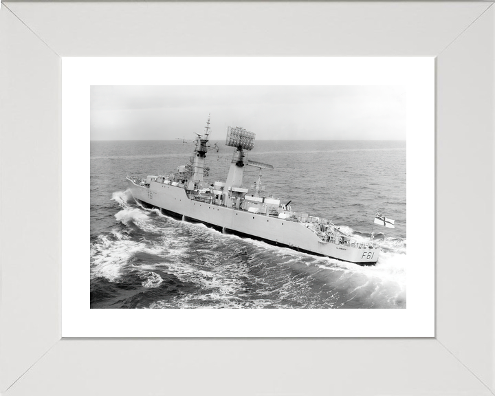 HMS Llandaff F61 Salisbury Class Frigate Underway Port Side View Photo Print - Posters, Prints, & Visual Artwork - by Hampshire Prints (image 4 of 9)