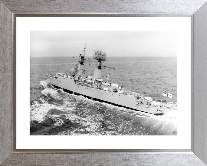 HMS Llandaff F61 Salisbury Class Frigate Underway Port Side View Photo Print - Posters, Prints, & Visual Artwork - by Hampshire Prints (image 6 of 9)