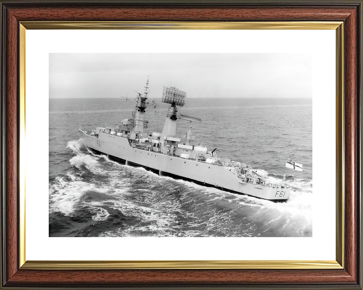 HMS Llandaff F61 Salisbury Class Frigate Underway Port Side View Photo Print - Posters, Prints, & Visual Artwork - by Hampshire Prints (image 8 of 9)