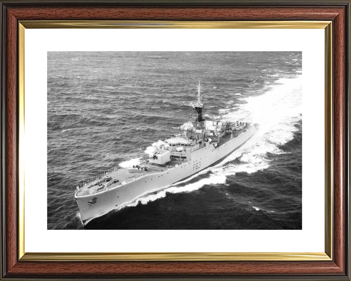 HMS Scarborough F63 Whitby Class Frigate September 1961 At Sea Photo Print - Posters, Prints, & Visual Artwork - by Hampshire Prints (image 8 of 9)
