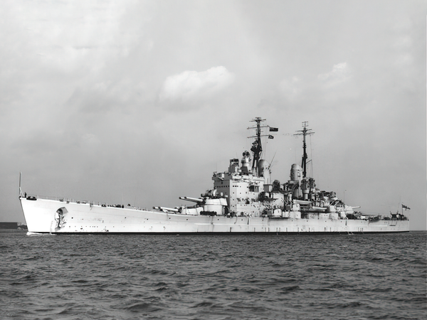 HMS Vanguard 23 Fast Battleship 1946