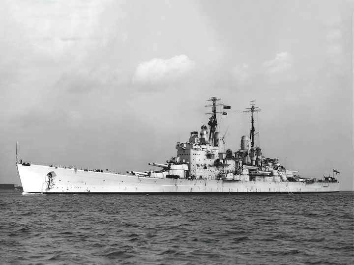 HMS Vanguard 23 Fast Battleship 1946 Photo Print - Posters, Prints, & Visual Artwork - by Hampshire Prints (image 1 of 9)