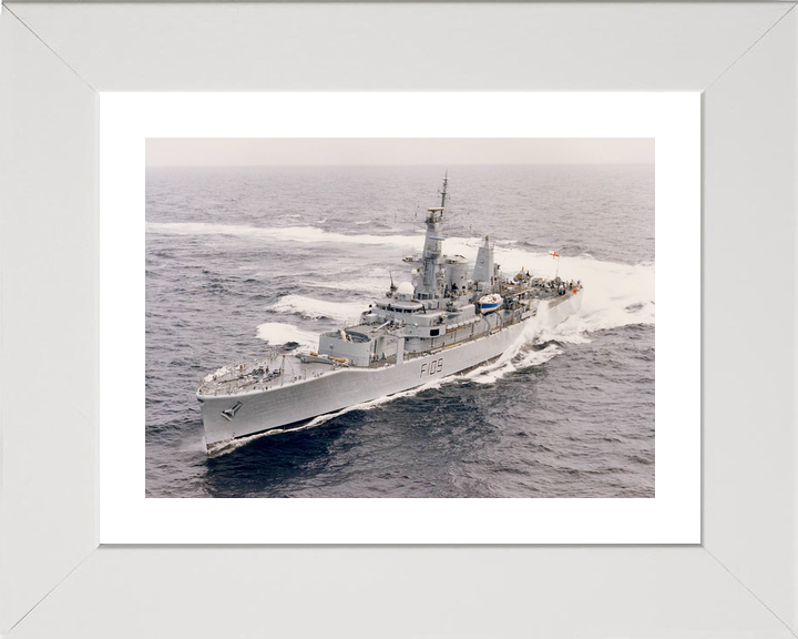 HMS Leander F109 Leander Class Frigate Starboard Turn Photo Print - Posters, Prints, & Visual Artwork - by Hampshire Prints (image 4 of 9)