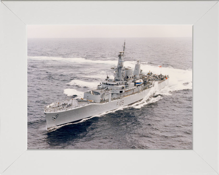 HMS Leander F109 Leander Class Frigate Starboard Turn Photo Print - Posters, Prints, & Visual Artwork - by Hampshire Prints (image 5 of 9)