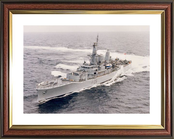 HMS Leander F109 Leander Class Frigate Starboard Turn Photo Print - Posters, Prints, & Visual Artwork - by Hampshire Prints (image 8 of 9)