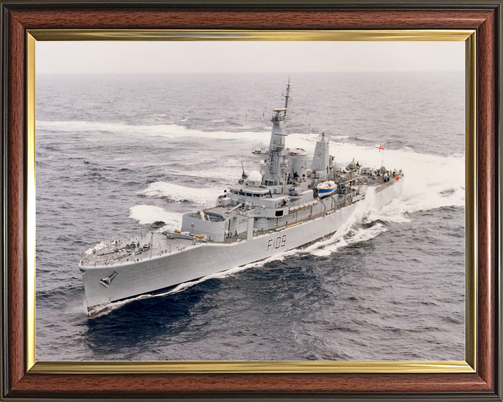 HMS Leander F109 Leander Class Frigate Starboard Turn Photo Print - Posters, Prints, & Visual Artwork - by Hampshire Prints (image 9 of 9)