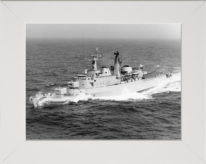 HMS London D16 County Class Destroyer 1964 At Sea Port Side View Photo Print - Posters, Prints, & Visual Artwork - by Hampshire Prints (image 5 of 9)