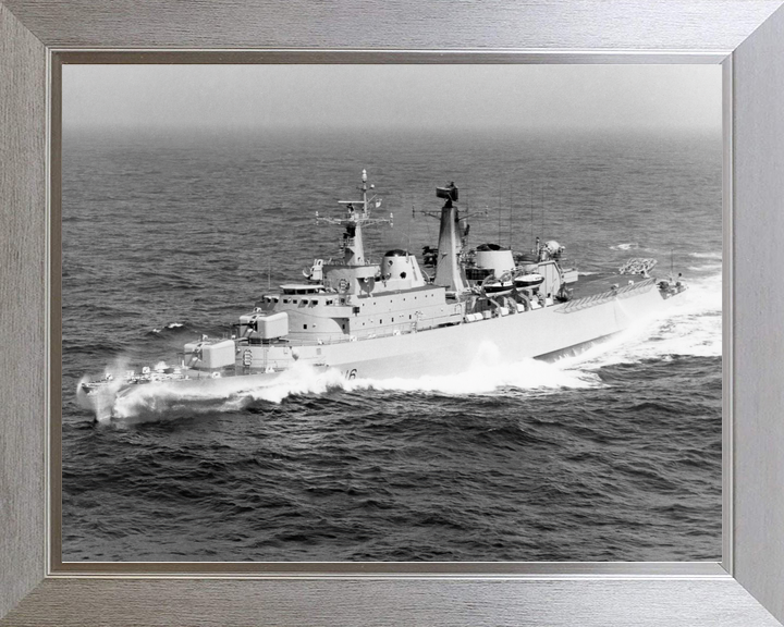 HMS London D16 County Class Destroyer 1964 At Sea Port Side View Photo Print - Posters, Prints, & Visual Artwork - by Hampshire Prints (image 7 of 9)