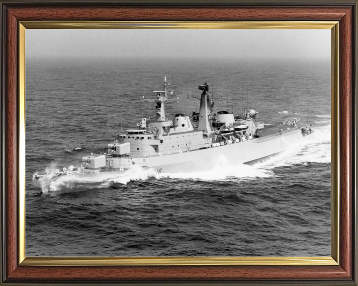HMS London D16 County Class Destroyer 1964 At Sea Port Side View Photo Print - Posters, Prints, & Visual Artwork - by Hampshire Prints (image 9 of 9)