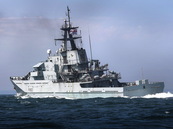 HMS Mersey P283 River Class Patrol Vessel May 2018 Photo Print - Posters, Prints, & Visual Artwork - by Hampshire Prints (image 1 of 9)