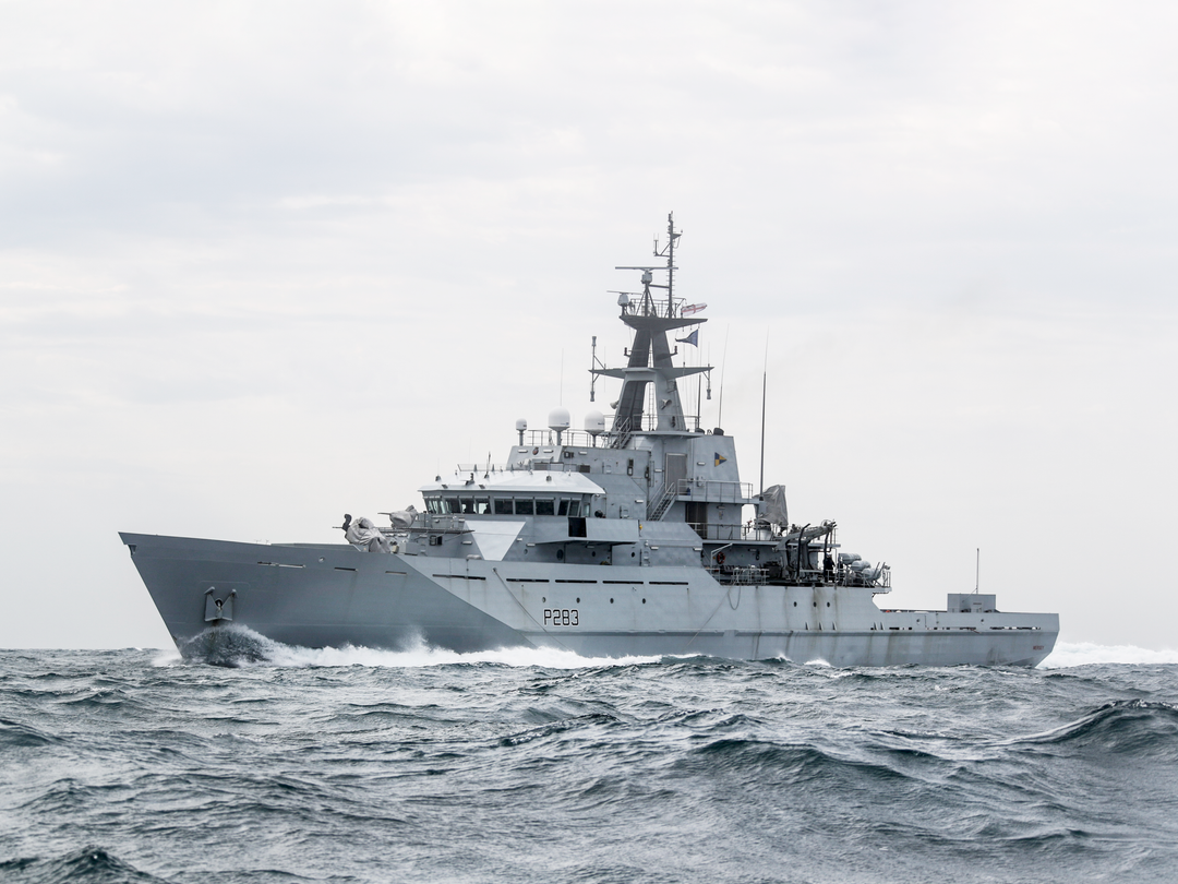 HMS Mersey P283 River Class Patrol Vessel August 2020 Photo Print - Posters, Prints, & Visual Artwork - by Hampshire Prints (image 1 of 9)