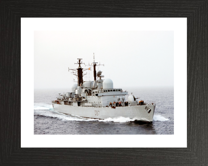 HMS Newcastle D87 Type 42 Destroyer July 1988 Starboard Bow View Photo Print - Posters, Prints, & Visual Artwork - by Hampshire Prints (image 2 of 9)