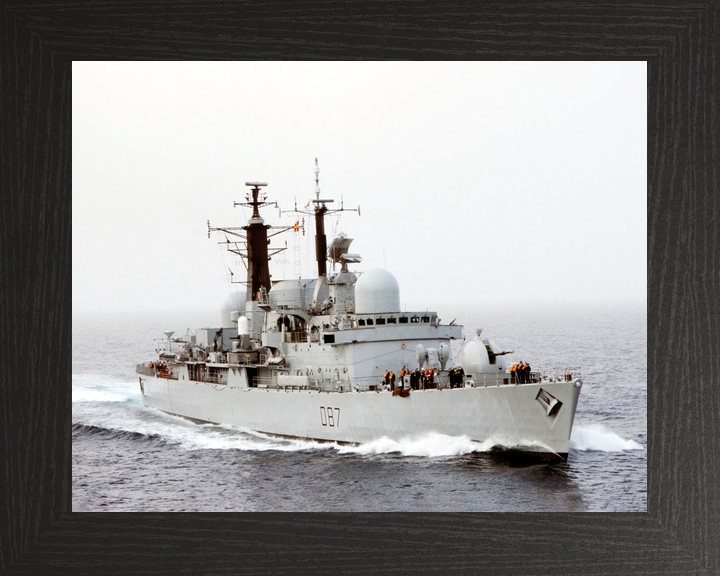HMS Newcastle D87 Type 42 Destroyer July 1988 Starboard Bow View Photo Print - Posters, Prints, & Visual Artwork - by Hampshire Prints (image 3 of 9)