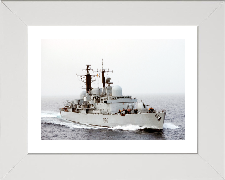 HMS Newcastle D87 Type 42 Destroyer July 1988 Starboard Bow View Photo Print - Posters, Prints, & Visual Artwork - by Hampshire Prints (image 4 of 9)
