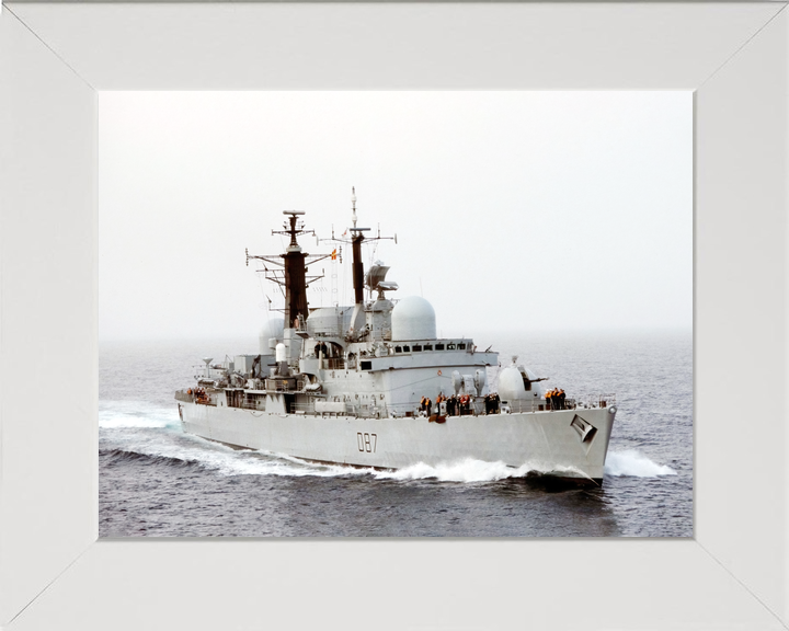 HMS Newcastle D87 Type 42 Destroyer July 1988 Starboard Bow View Photo Print - Posters, Prints, & Visual Artwork - by Hampshire Prints (image 5 of 9)
