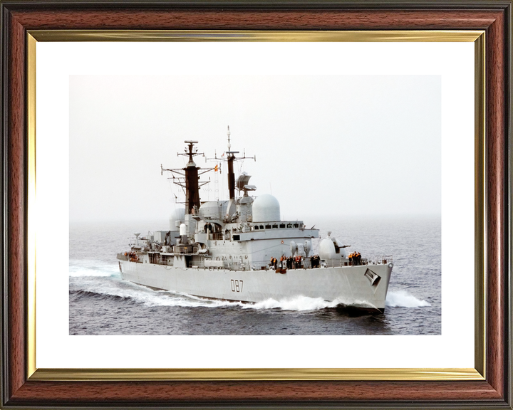HMS Newcastle D87 Type 42 Destroyer July 1988 Starboard Bow View Photo Print - Posters, Prints, & Visual Artwork - by Hampshire Prints (image 8 of 9)