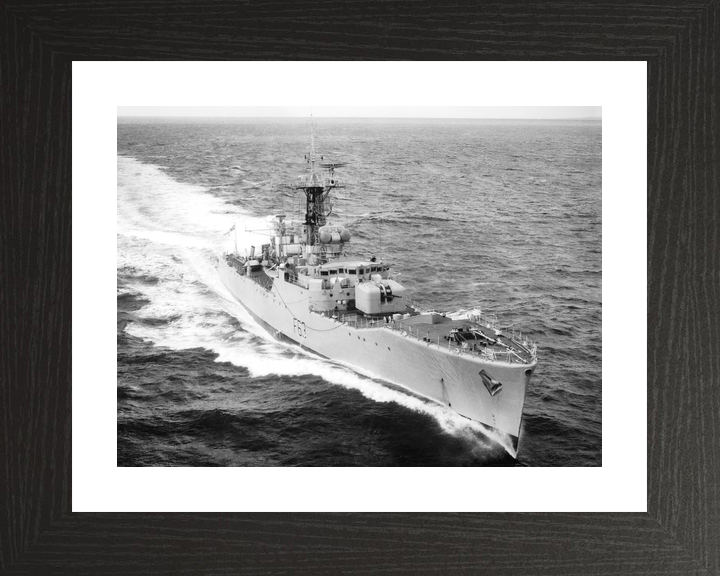 HMS Scarborough F63 Whitby Class Frigate September 1961 Starboard Bow View Photo Print - Posters, Prints, & Visual Artwork - by Hampshire Prints (image 2 of 9)