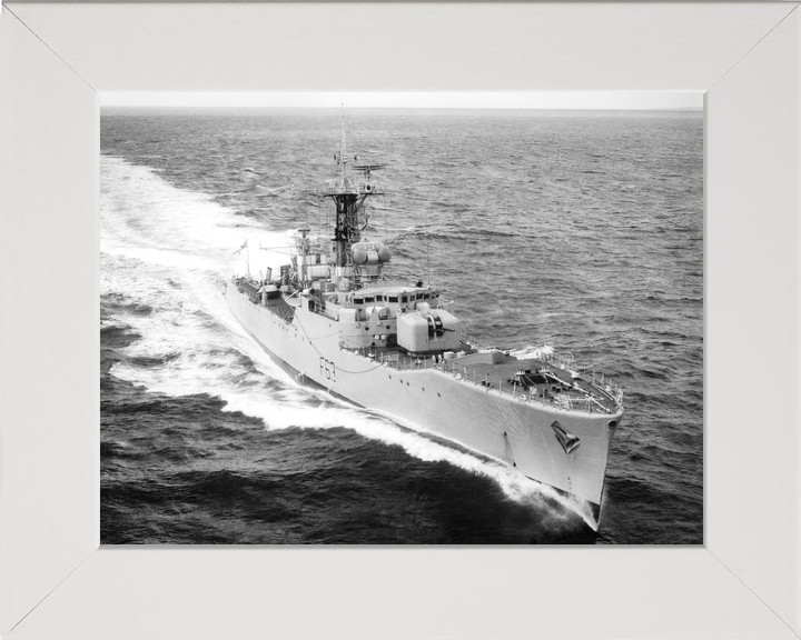 HMS Scarborough F63 Whitby Class Frigate September 1961 Starboard Bow View Photo Print - Posters, Prints, & Visual Artwork - by Hampshire Prints (image 5 of 9)