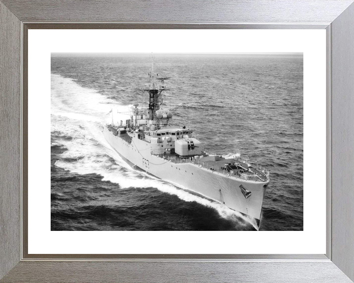 HMS Scarborough F63 Whitby Class Frigate September 1961 Starboard Bow View Photo Print - Posters, Prints, & Visual Artwork - by Hampshire Prints (image 6 of 9)