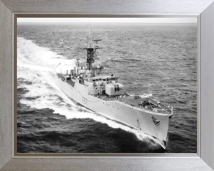 HMS Scarborough F63 Whitby Class Frigate September 1961 Starboard Bow View Photo Print - Posters, Prints, & Visual Artwork - by Hampshire Prints (image 7 of 9)