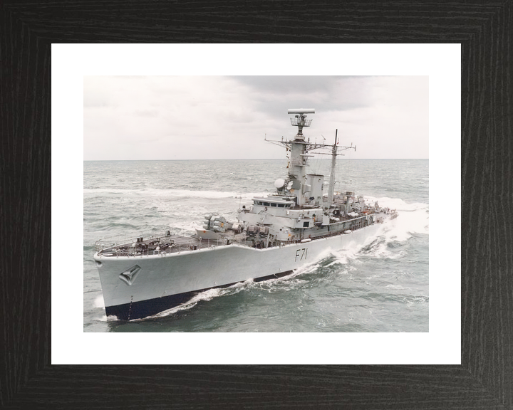 HMS Scylla F71 High Port Bow View Leander Class Frigate Photo Print - Posters, Prints, & Visual Artwork - by Hampshire Prints (image 2 of 9)