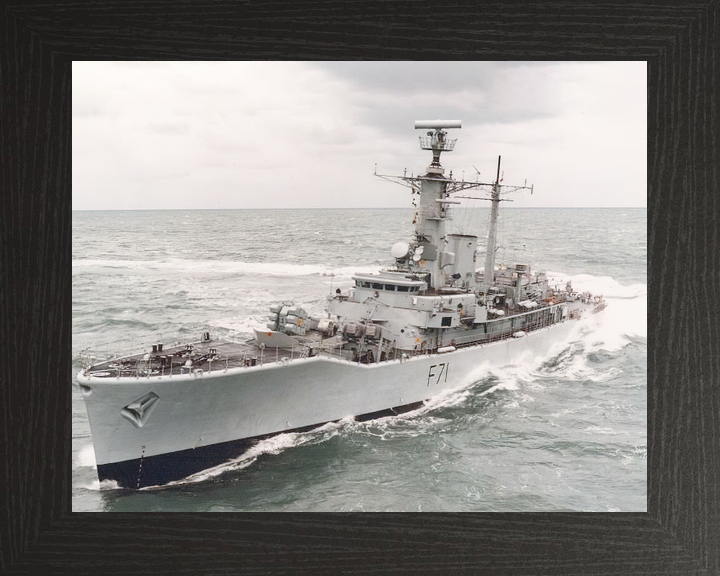HMS Scylla F71 High Port Bow View Leander Class Frigate Photo Print - Posters, Prints, & Visual Artwork - by Hampshire Prints (image 3 of 9)
