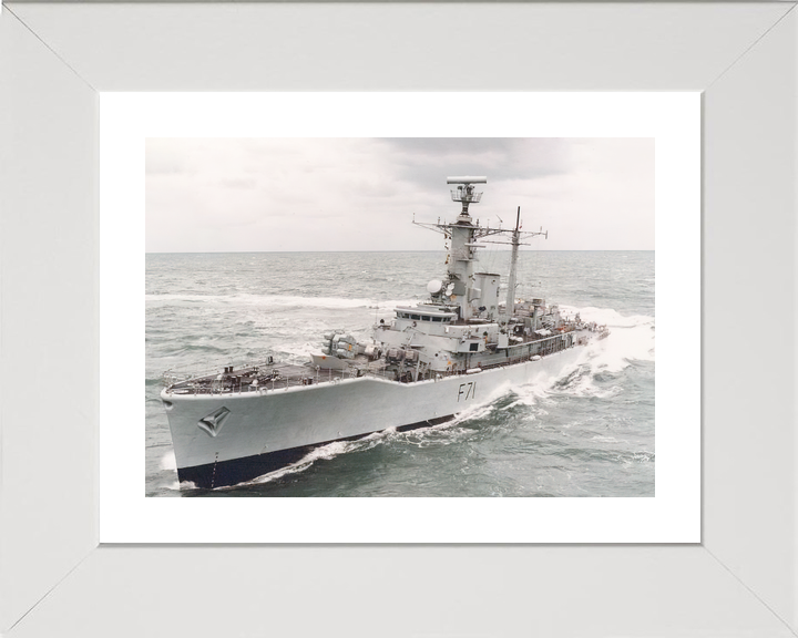 HMS Scylla F71 High Port Bow View Leander Class Frigate Photo Print - Posters, Prints, & Visual Artwork - by Hampshire Prints (image 4 of 9)