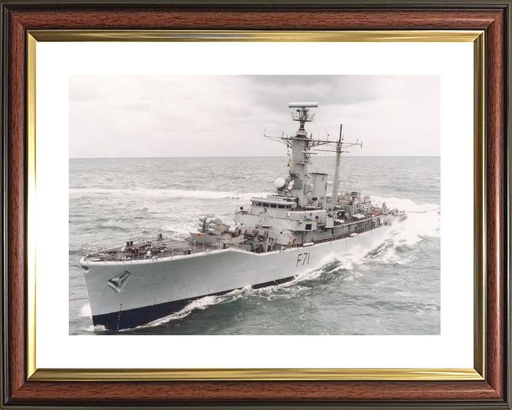HMS Scylla F71 High Port Bow View Leander Class Frigate Photo Print - Posters, Prints, & Visual Artwork - by Hampshire Prints (image 8 of 9)
