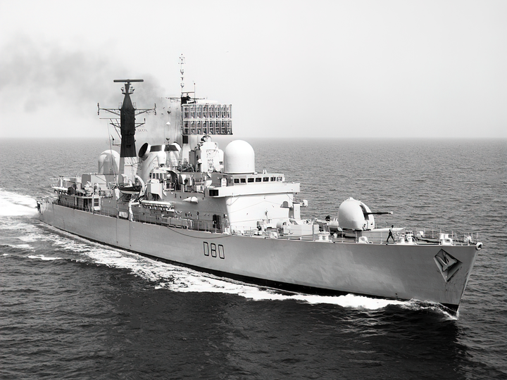 HMS Sheffield D80 Type 42 Destroyer 1975 Photo Print - Posters, Prints, & Visual Artwork - by Hampshire Prints (image 1 of 9)