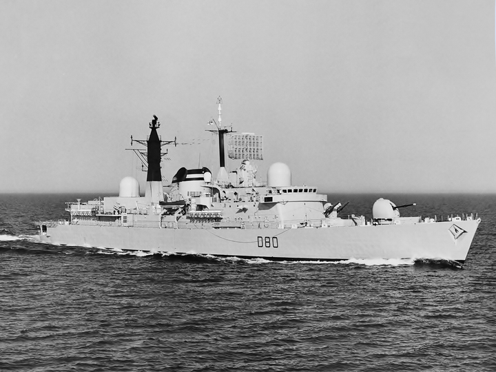 HMS Sheffield D80 Type 42 Destroyer 1981 Photo Print - Posters, Prints, & Visual Artwork - by Hampshire Prints (image 1 of 9)