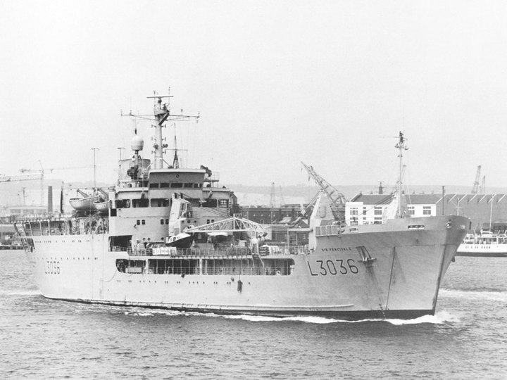 RFA Sir Percivale L3036 Round Table Class Ship 1982 Photo Print - Posters, Prints, & Visual Artwork - by Hampshire Prints (image 1 of 9)