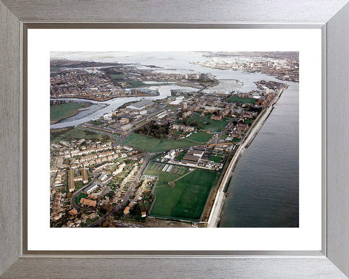 Royal Hospital Haslar Gosport Hampshire 2002 Aerial Photo Print - Posters, Prints, & Visual Artwork - by Hampshire Prints (image 6 of 9)