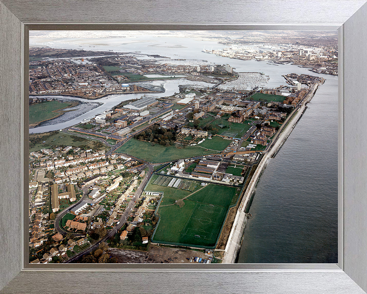 Royal Hospital Haslar Gosport Hampshire 2002 Aerial Photo Print - Posters, Prints, & Visual Artwork - by Hampshire Prints (image 7 of 9)