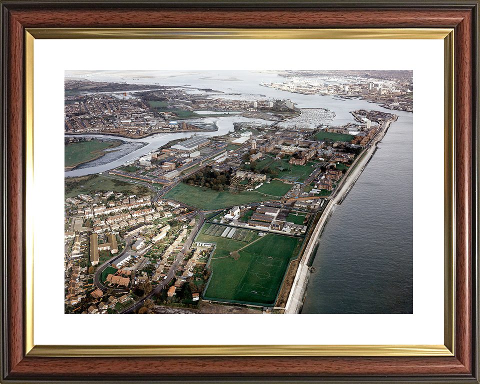 Royal Hospital Haslar Gosport Hampshire 2002 Aerial Photo Print - Posters, Prints, & Visual Artwork - by Hampshire Prints (image 8 of 9)