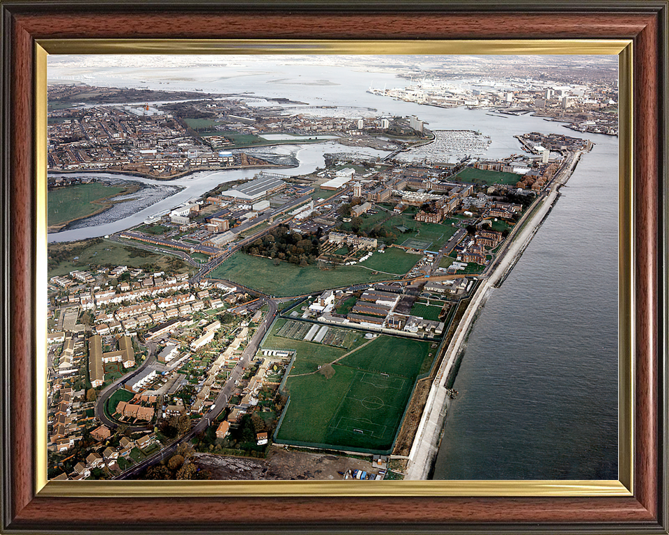 Royal Hospital Haslar Gosport Hampshire 2002 Aerial Photo Print - Posters, Prints, & Visual Artwork - by Hampshire Prints (image 9 of 9)