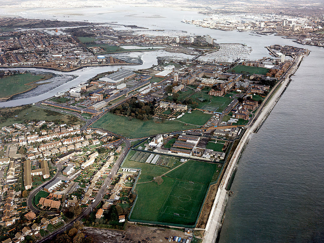 Royal Hospital Haslar Gosport Hampshire 2002 Aerial Photo Print - Posters, Prints, & Visual Artwork - by Hampshire Prints (image 1 of 9)