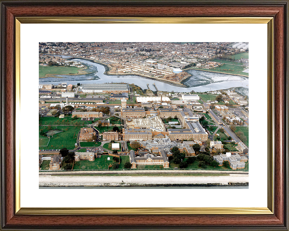 Royal Hospital Haslar Gosport From the Air 2002 Photo Print - Posters, Prints, & Visual Artwork - by Hampshire Prints (image 8 of 9)