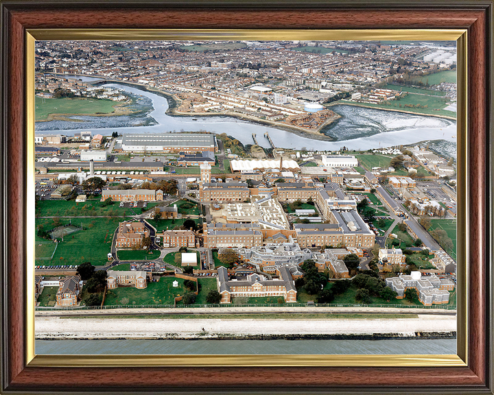 Royal Hospital Haslar Gosport From the Air 2002 Photo Print - Posters, Prints, & Visual Artwork - by Hampshire Prints (image 9 of 9)