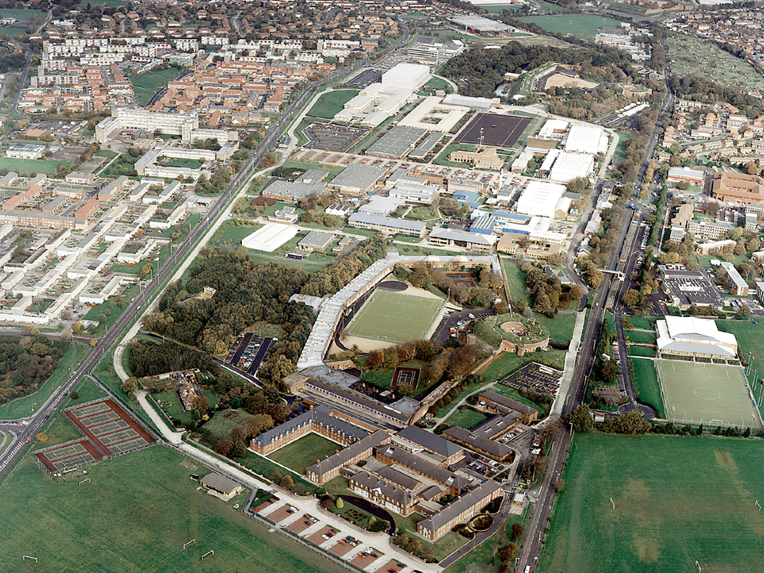 HMS Sultan Gosport Hampshire 2002 Aerial Photo Print - Posters, Prints, & Visual Artwork - by Hampshire Prints (image 1 of 9)