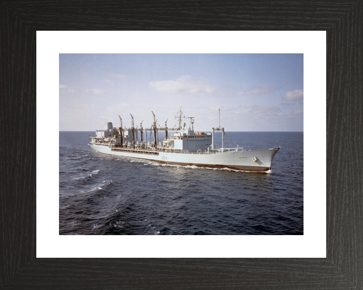 RFA Olmeda A124 Ol Class Tanker Starboard View