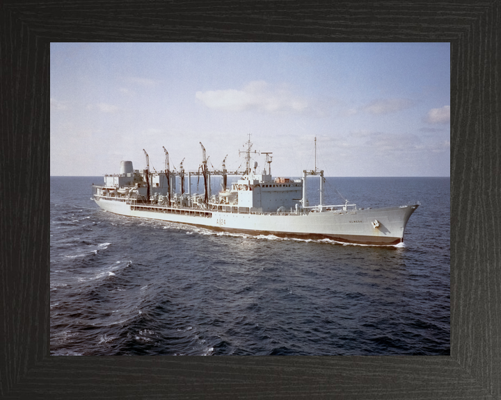RFA Olmeda A124 Ol Class Tanker Starboard View