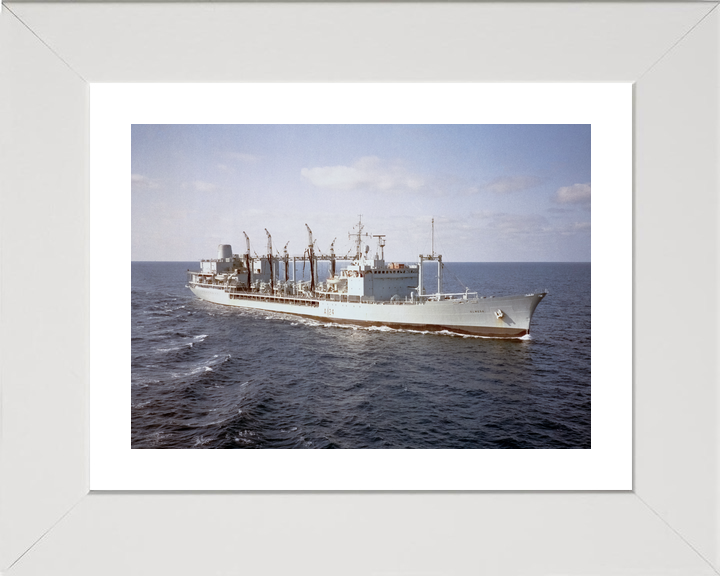 RFA Olmeda A124 Ol Class Tanker Starboard View